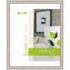 Marco de madera Derby 40x50 cm plata