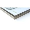 Marco de madera Derby 40x50 cm plata