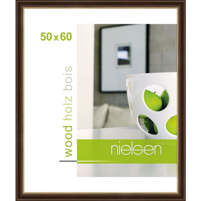 Marco de madera Derby 50x60 cm palisandro