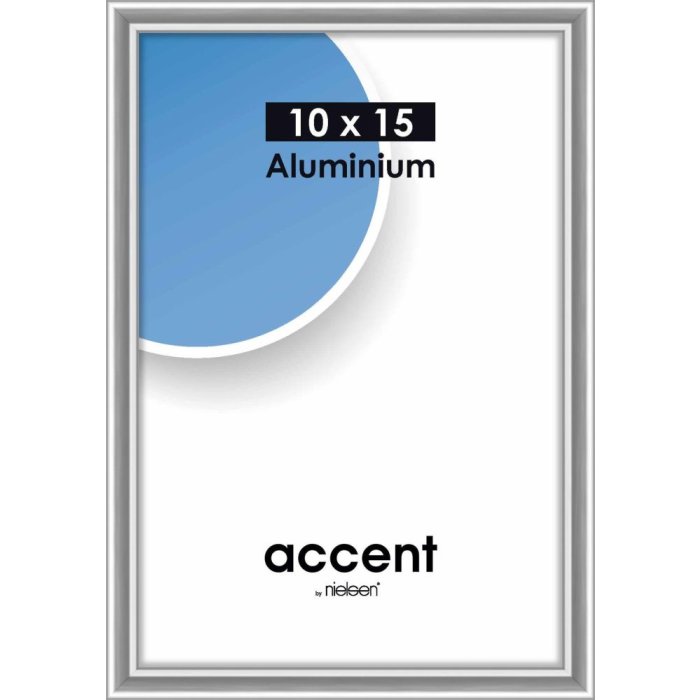Marco de aluminio Nielsen Accent 10x15 cm plata brillante