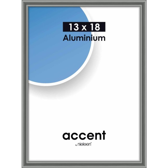 Nielsen Marco de aluminio Accent 13x18 cm acero gris brillante