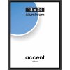 Marco de aluminio Nielsen Accent 18x24 cm negro mate