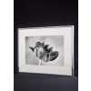 Marco de aluminio acentuado 20x30 cm blanco brillante