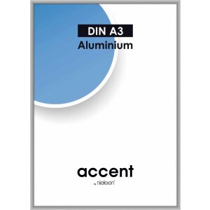 Marco de aluminio Nielsen Accent 29,7x42 cm plata mate...