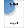 Nielsen Marco de aluminio Accent 50x70 cm negro mate