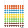 Etiquetas multiuso HERMA colores surtidos Ø 8 mm papel redondo mate 540 unid.