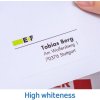 Etiquetas de dirección HERMA Premium A4, papel blanco 99,1x139 mm mate 400 unid.