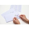 Etiquetas de dirección HERMA Premium A4, papel blanco 99,1x139 mm mate 400 unid.
