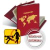 Funda protectora RFID HERMA para pasaporte