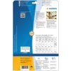 Etiquetas HERMA A4 blancas Ø 30 mm redondas papel adhesivo extremadamente fuerte mate 1200 unid.