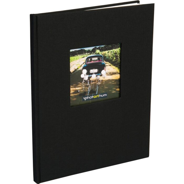 Libro de Visitas Isere negro Libro de Recepción 20,5x26 cm 200 firmas