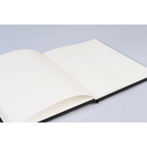 Libro de Visitas Isere negro Libro de Recepción 20,5x26 cm 200 firmas