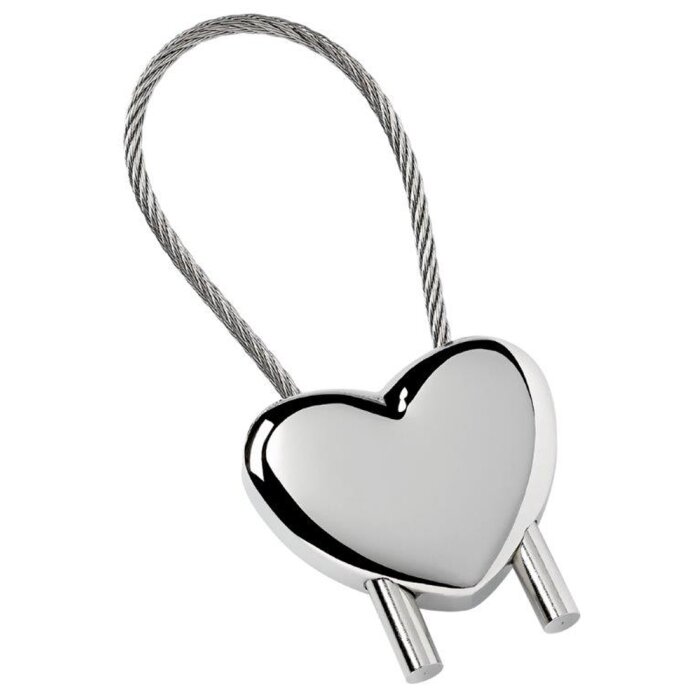 Llavero Walther CASTELL I plata 3,5x12,6 cm