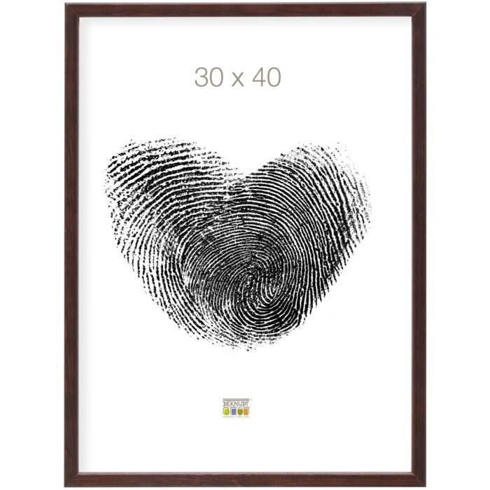 Marco de madera S41J Deknudt 10x15 cm marrón oscuro