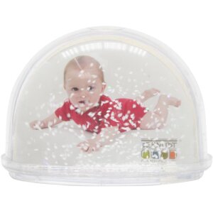 S66FA1 Bola de purpurina blanca nieve