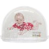 S66FA1 Bola de purpurina blanca nieve