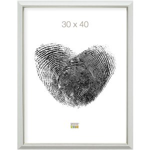 Marco de plástico S42JD 9x13 cm blanco