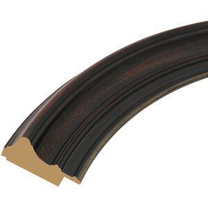 Marco clásico S134 oval negro formato 40x50 cm