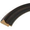 Marco clásico S134 oval negro formato 40x50 cm