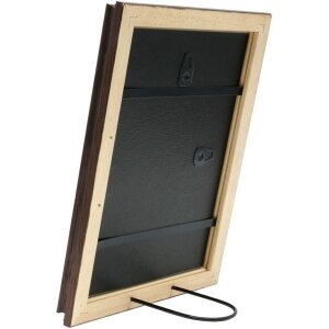 Marco de Madera Deknudt S406 Nogal 10x15 cm Canto Dorado