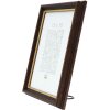 Marco de madera Deknudt S406 nogal 13x18 cm borde dorado