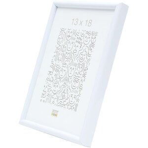 Marco de plástico S011 28x35 cm blanco