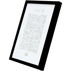 Marco de plástico S011 30x45 cm negro