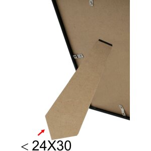Marco de plástico S011 30x45 cm negro