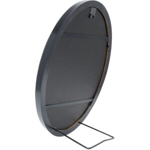 Marco de plástico S100 oval 10x15 cm negro