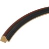 Marco de plástico S100 oval 10x15 cm negro
