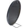 Marco de plástico S100 oval 10x15 cm negro