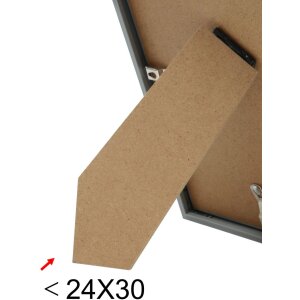 Marco de plástico S011 30x45 cm acero