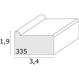 Bastidor rectangular Deknudt S335 30x45 cm