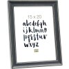 Marco de madera S40J Lona 13x13 cm pintado negro estrecho