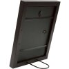 Marco de madera S40J Lona 13x13 cm pintado negro estrecho