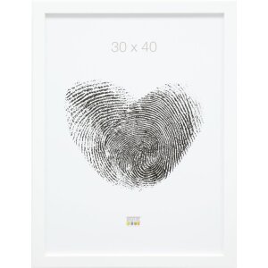 Marco de madera S40R 15x15 cm blanco