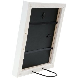 Marco de madera S40R 30x30 cm blanco