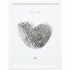 Marco de madera S40R 30x30 cm blanco