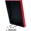 Marco de madera S40R 18x24 cm rojo