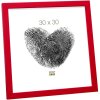 Marco de madera S40R 40x40 cm rojo