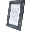 Marco de madera S49B pintado gris oscuro 20x28 cm