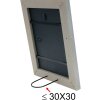 Marco de madera S49B pintado gris-beige 40x50 cm