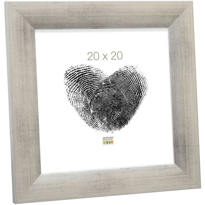 Marco de madera S53G gris-plata 13x18 cm