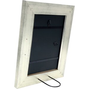Marco de madera S53G gris-plata 13x18 cm