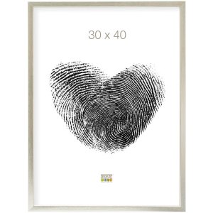 Marco de madera S41J Deknudt 20x28 cm plata