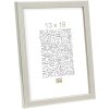 Marco de madera S41J Deknudt 20x28 cm plata