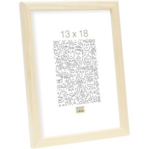 Marco de madera Deknudt S41J natural 30x45 cm