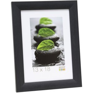 Marco de madera Deknudt S53G negro 30x90 cm