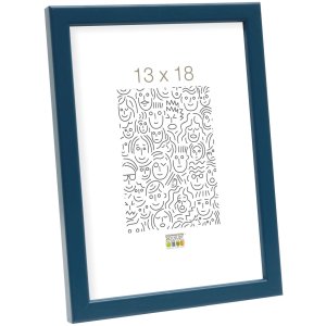 Marco de madera S41J Deknudt 20x28 cm azul