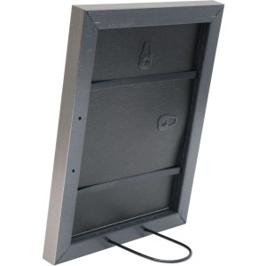 Marco de plástico S41VD1 plata 9x13 cm